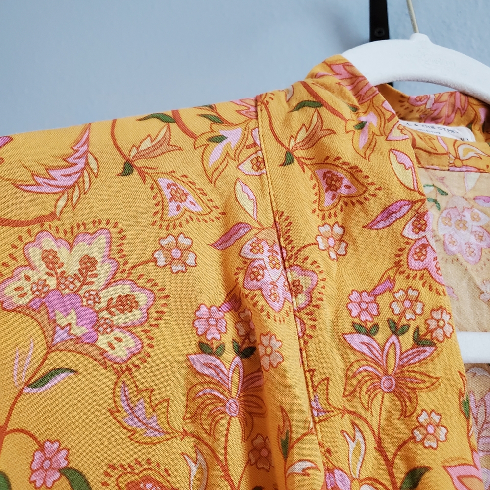 Spell Portobello Short Kimono, S/M - Picture 6 of 7